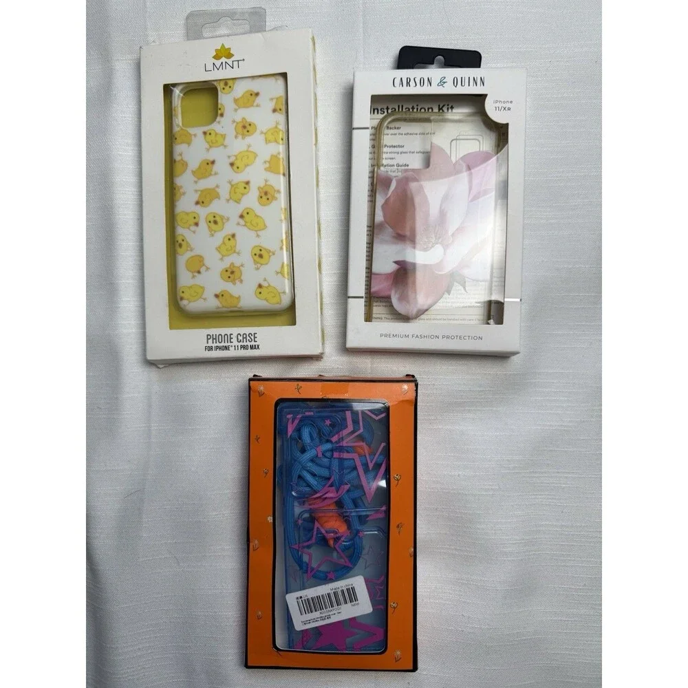 Mixed Lot Of 11 Cell Phone Cases New And Preowned